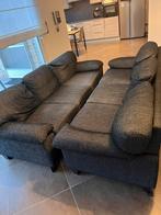 Salon 2 x 3-zit, Huis en Inrichting, Zetels | Zetels, Ophalen, Gebruikt, Driepersoons, Rechte bank
