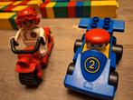 Vintage retro LEGO Duplo  Racer en motorfiets, Kinderen en Baby's, Speelgoed | Duplo en Lego, Ophalen of Verzenden, Gebruikt, Duplo