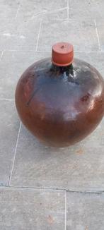 Bruine dame jeanne circa 30 liter, Ophalen