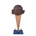 IJsje verrijdbaar 160 cm - bol ijs choco schepijs polyester, Ophalen, Nieuw