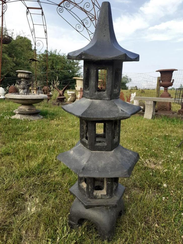 Schitterende verweerde stenen pagode, Tuin en Terras, Tuinbeelden, Nieuw, Overige typen, Overige materialen, Ophalen