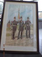 Louis Geens : prachtig militair schilderij, Ophalen