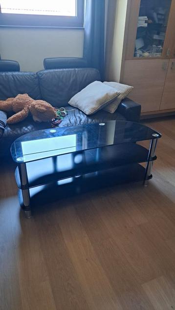 Glazen tv meubel beschikbaar voor biedingen