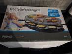 Raclette/steengrill primo 1200w, Elektronische apparatuur, Gourmetstellen, Gebruikt, Ophalen
