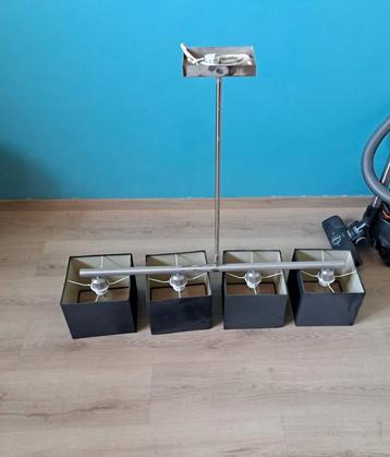 Luster te koop met 4 lampenkappen beschikbaar voor biedingen