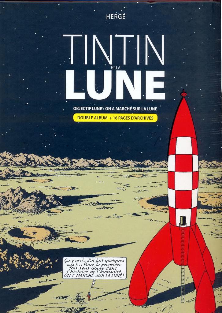 2.Tintin et la Lune. Double album avec archives. Neuf, Livres, BD, Comme neuf, Enlèvement ou Envoi