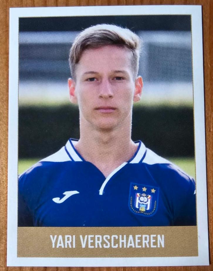 Panini Pro League 2019-2020 #572 Yari Verschaeren Anderlecht, Hobby & Loisirs créatifs, Autocollants & Images, Comme neuf, Autocollant