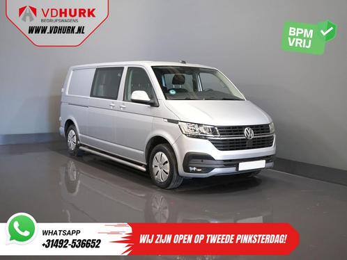 Volkswagen Transporter T6.1 2.0 TDI L2 DC Dubbel Cabine BPM, Auto's, Bestelwagens en Lichte vracht, Bedrijf, ABS, Airconditioning