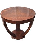 Art-deco bijzettafel in eikenfineer – ca. jaren 1930, Antiek en Kunst, Ophalen