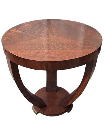 Art-deco bijzettafel in eikenfineer – ca. jaren 1930 beschikbaar voor biedingen