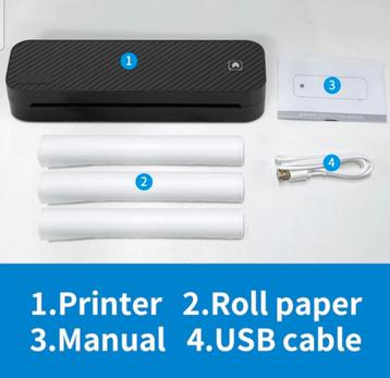 Imprimante thermique A4 portable - Sans encre | Bluetooth |, Enlèvement ou Envoi
