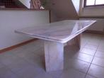 Ovale granieten tafel, Huis en Inrichting, Tafels | Eettafels, Ophalen, Overige materialen, Gebruikt, 150 tot 200 cm
