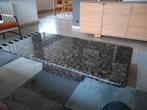 2 salontafels in graniet, 50 tot 100 cm, Minder dan 50 cm, Overige materialen, 100 tot 150 cm