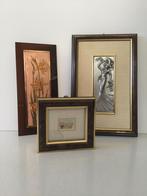 3 vintage kunst kaders italy,Frankrijk, Ophalen of Verzenden, Zo goed als nieuw