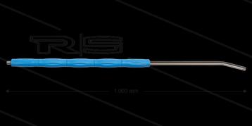 Gebogen RVS Spuitlans 1000mm Blauw Comfort Plus beschikbaar voor biedingen