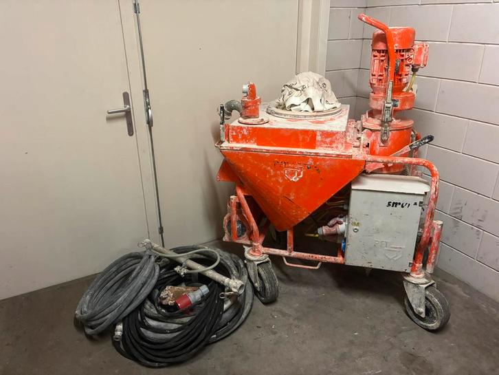 Pft g4 pleistermachine 380v, Doe-het-zelf en Bouw, Gereedschap | Overige machines, Gebruikt, Ophalen