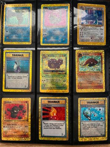 16 Pokemon Sticker Cards Vintage holo beschikbaar voor biedingen