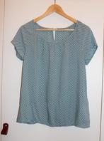 Blouse raglan bleu ciel fleurs blanches Street One 36, Blauw, Street One, Ophalen of Verzenden, Zo goed als nieuw