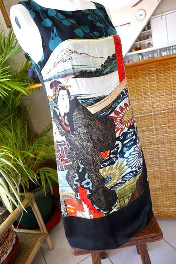 Oosterse chic vintage creatieve jurk, Kleding | Dames, Overige kleuren, Ophalen of Verzenden, Steps every dag chic, Maat 36 (S)
