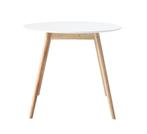 Ikea ronde tafel - hoogglans wit - diameter 90 cm, Huis en Inrichting, Ophalen, Zo goed als nieuw