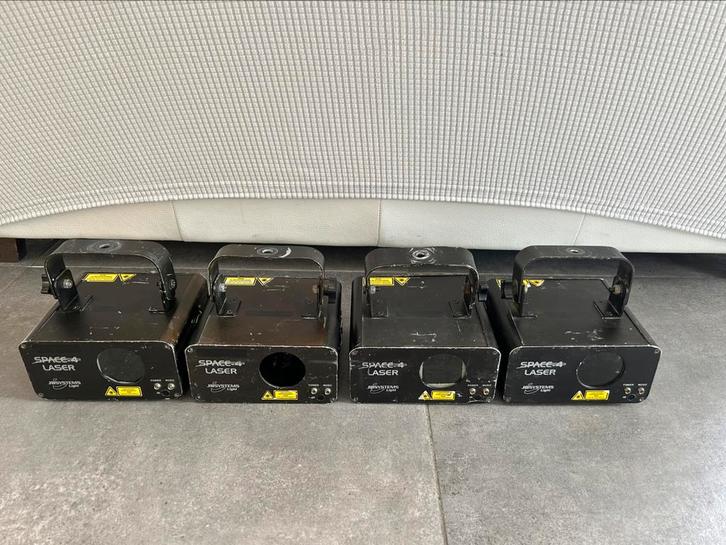 Lot de 4 lasers Jb systems Space 4 lasers verts, Muziek en Instrumenten, Licht en Laser, Ophalen