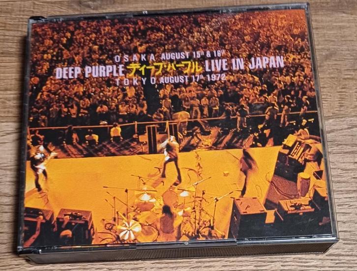Driedubbele CD Deep Purple – Live in Japan, Cd's en Dvd's, Cd's | Hardrock en Metal, Gebruikt, Ophalen of Verzenden