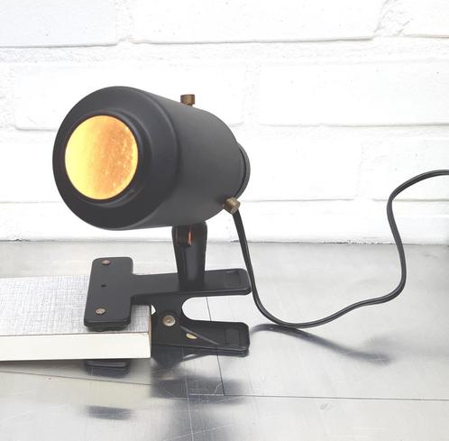 Lampe de lecture vintage, spot Lita Clamp, lampe de chevet,, Maison & Meubles, Lampes | Spots, Comme neuf, Métal ou Aluminium
