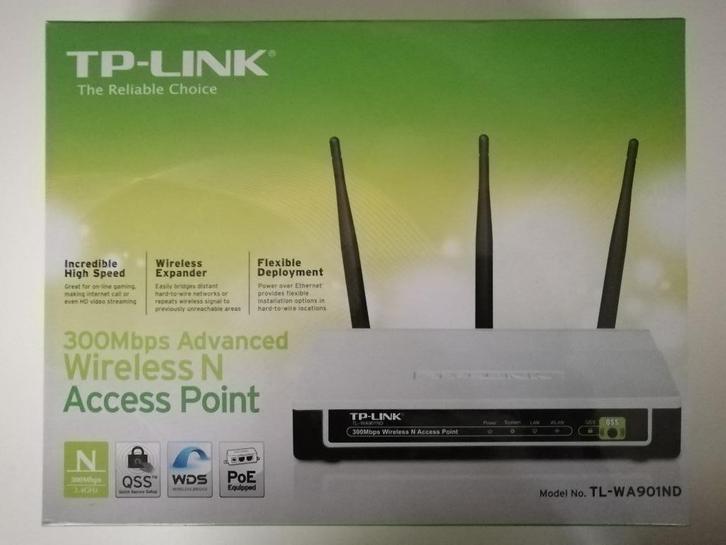 TP-Link TL-WA901ND Wireless Access Point, Computers en Software, Accesspoints, Zo goed als nieuw, Ophalen of Verzenden