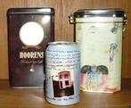 PANAMARENKO Boîtes de rangement en métal et canette de bière, Antiquités & Art, Enlèvement ou Envoi