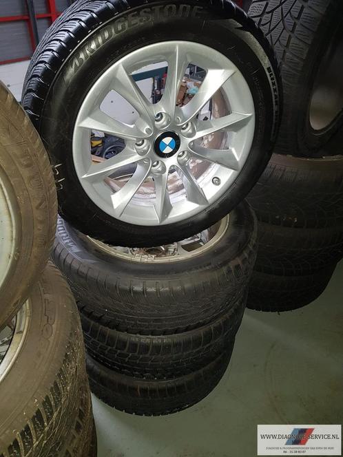 BMW F20 winterwielen winterbanden 205-55-16 run flat bridges, Auto-onderdelen, Banden en Velgen, Banden en Velgen, Winterbanden