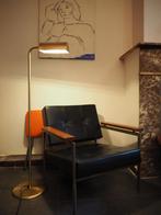 Vintage gouden vloerlamp, leeslamp, Ophalen