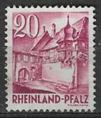 Duitsland Rheinland-Pfalz 1948/1949 - Stampworld 38 -  (ZG), Postzegels en Munten, Postzegels | Europa | Duitsland, Verzenden