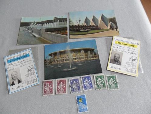 Vintage objets sur l' Expo 58 état voir photos., Collections, Rétro, Autres types, Enlèvement ou Envoi