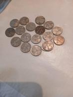 18 muntjes van 25 cent belgie 1964, Postzegels en Munten, Verzenden, Goud, Overig, Losse munt