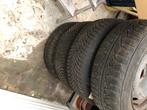 4 pneus neige 195/65 R15 sur jantes, Autos : Pièces & Accessoires, Pneus & Jantes, Enlèvement, Pneus hiver, Jante(s)