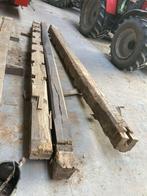 Rustieke eiken balken, Doe-het-zelf en Bouw, Ophalen, Gebruikt, Eiken, 300 cm of meer