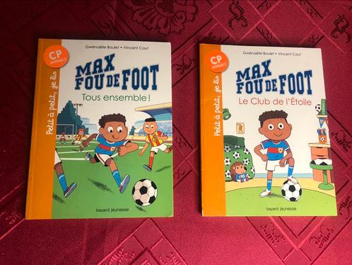 Lot de 2 livres : Max fou de foot - À partir de 6 ans, Livres, Livres pour enfants | 4 ans et plus, Comme neuf