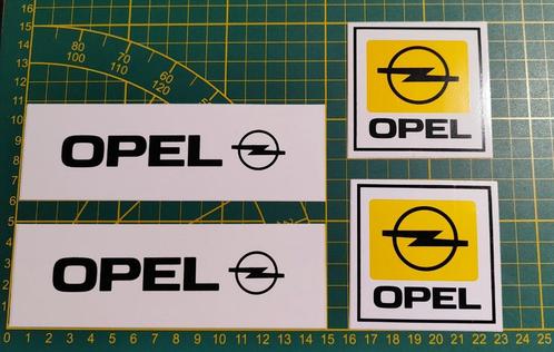 Lot 4x stickers Opel Logo, Collections, Autocollants, Enlèvement ou Envoi