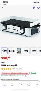 WMF Mastergrill grillplaat grillmachine elektrische grill, Elektronische apparatuur, Ophalen, Zo goed als nieuw, Vrijstaand, Elektrisch