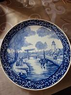 Bord Delfts blauw diameter 29 cm, Antiek en Kunst, Ophalen