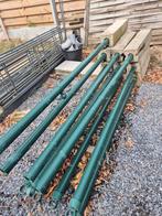 Tuin afsluiting betonplaten en palen, Jardin & Terrasse, Clôtures de jardin, Enlèvement, Utilisé, Autres matériaux, Clôture en treillis métallique