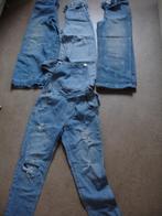 3 jeansbroeken, wijde broekspijpen Mt134 & salopette Mt140, Ophalen of Verzenden, Broek