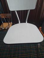 Stoel uit formica, jaren '60, grijs, goede staat, Huis en Inrichting, Stoelen, Ophalen, Zo goed als nieuw, Grijs