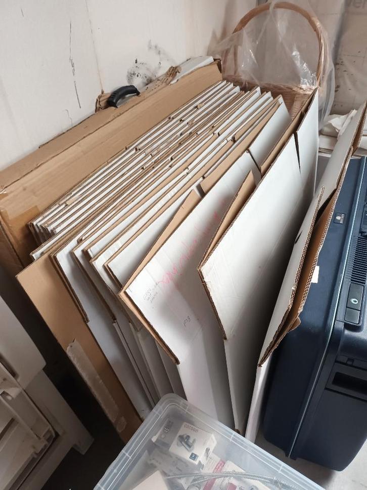 Verhuisdozen, Doe-het-zelf en Bouw, Kratten en Dozen, Gebruikt, Doos, 75 tot 100 cm, 35 tot 50 cm, 40 tot 60 cm, Opvouwbaar, Ophalen