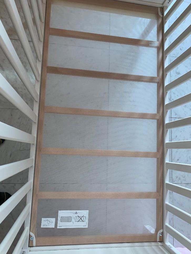 Kinderbed, Huis en Inrichting, Slaapkamer | Bedden, Zo goed als nieuw, Eenpersoons, 70 cm of minder, 190 cm of minder, Hout, Wit