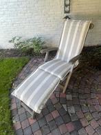 Deck chair  met kussen, Ophalen, Gebruikt