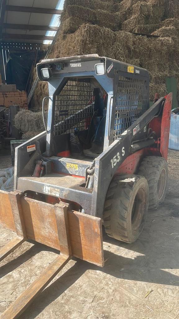 Thomas 153S bobcat, Zakelijke goederen, Machines en Bouw | Kranen en Graafmachines, Ophalen
