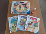 Tiptoi set met 3 boeken en 1 spel, Kinderen en Baby's, Met geluid, Gebruikt, Ophalen of Verzenden, Ontdekken