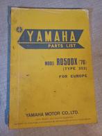 Yamaha RD50DX parts list onderdelen catalogue RD 50 DX, Fietsen en Brommers, Gebruikt, Ophalen of Verzenden