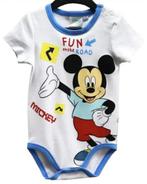 Mickey Mouse Rompertje - Maat 50/56-62/68-74/80 - Disney, Enfants & Bébés, Vêtements de bébé | Taille 74, Garçon, Enlèvement ou Envoi